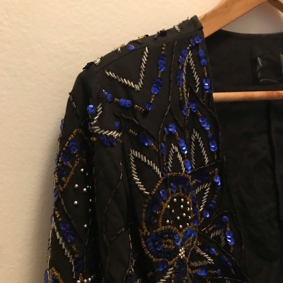 Beaded Black Bolero - Picture 9 of 13